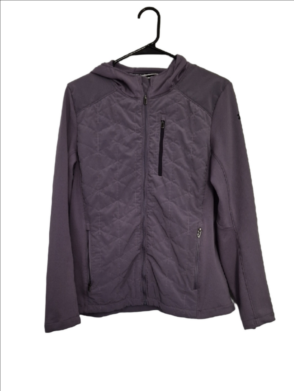Under Armour ColdGear Reactor Hybrid Lite Hooded Jacket in Lilac SM